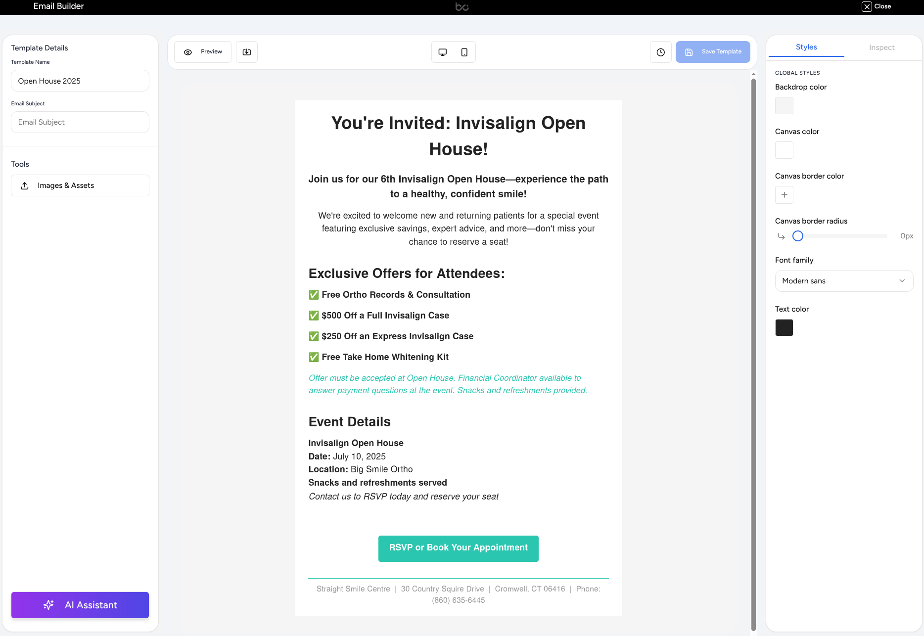 SMS and Marketing Templates screenshot 1
